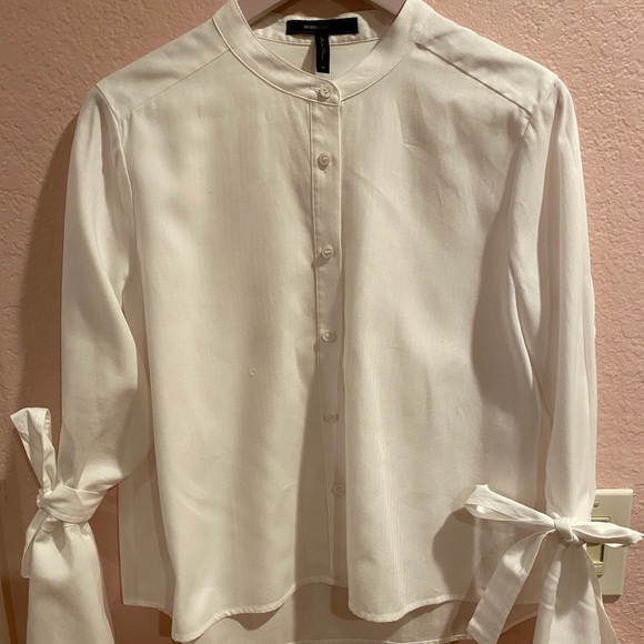 BCBGMaxazria Bell Sleeve Button Up - Picture 1 of 6